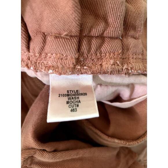 NWOT Veronica Beard Karter Linen Blend Paperbag Waist Pants Moca Brick Size 4 - Picture 7 of 9